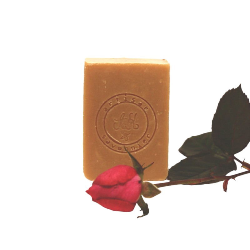 11-1.jpg Savon doux à l'huile de rose musquée 100 gr - Entre Olive et Lin – Image 1