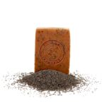 Savon exfoliant à l'huile d'œillette 100 gr - Entre Olive et Lin