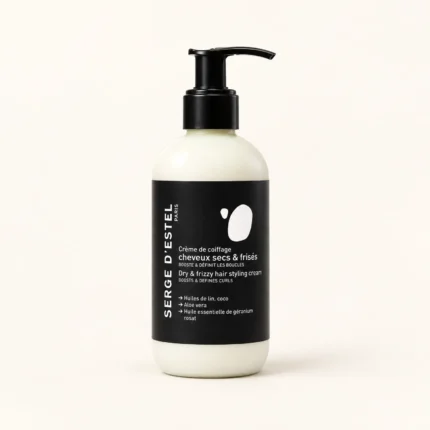 Flacon pompe crème de coiffage cheveux secs frisés Serge D'Estel
