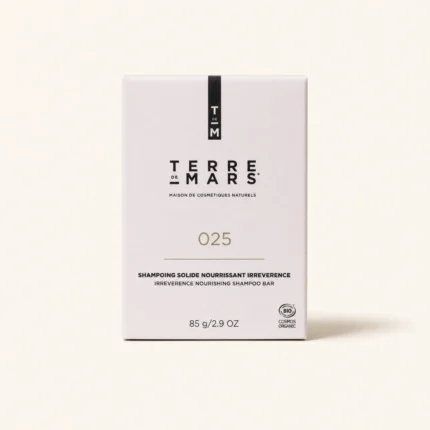 Packshot boîte blanche Shampoing Solide Irrévérence Terre de Mars