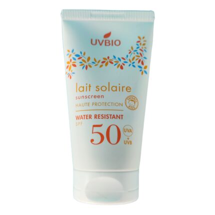 Crème solaire bio 50 petit format sans fond