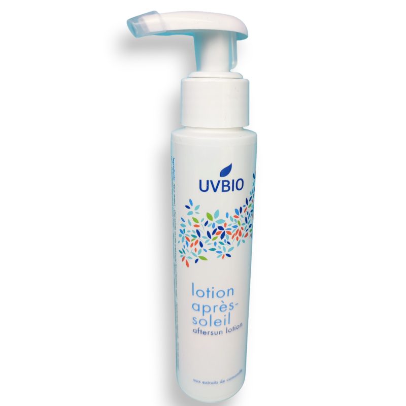 Lotion après soleil bio sans fond