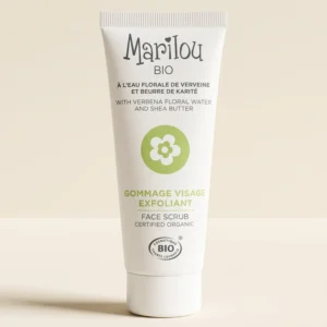 Tube gommage visage exfoliant Marilou Bio à la verveine et karité