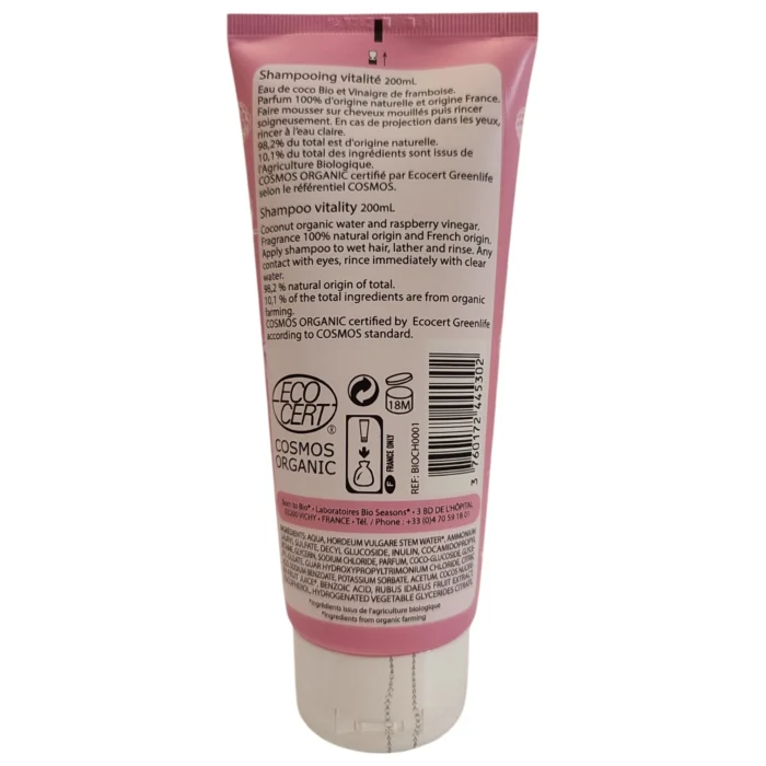 Description shampooing bio vitalité
