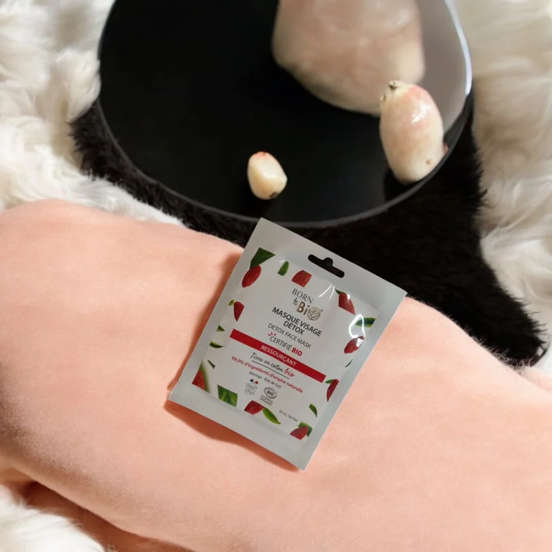 Masque détox en coton pour visage