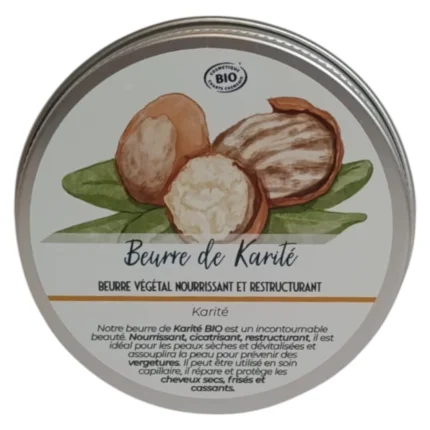 Beurre de Karité Bio sans parfum