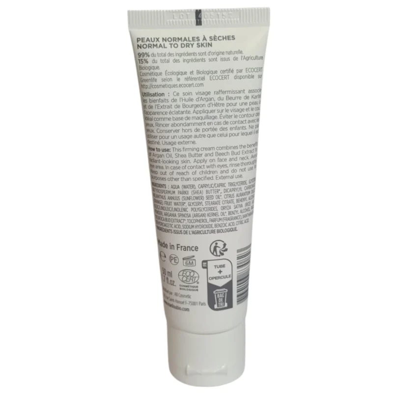 Description crème anti-âge à huile d'argan