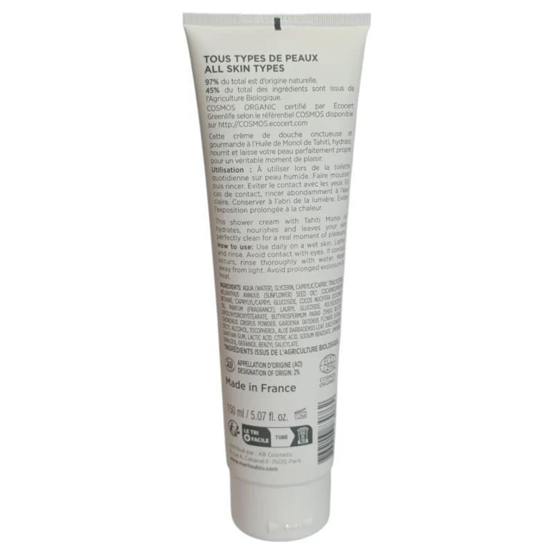 Description crème de douche hydratante