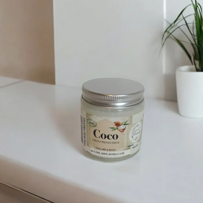 Huile de coco protectrice