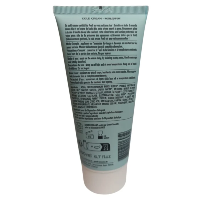 Description Crème protection corps