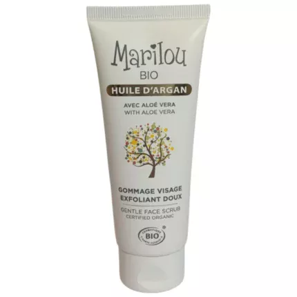 gommage visage huile d'argan