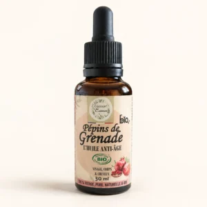 Flacon compte-gouttes huile de pépins de grenade bio 30 ml Cocoon'Essence