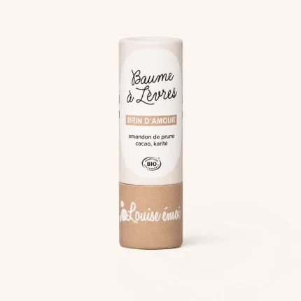 Stick baume à lèvres bio Brin d'Amour Louise émoi karité cacao