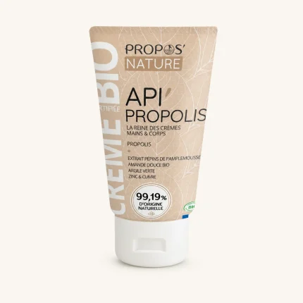 Tube crème bio propolis Propos'Nature mains et corps 99,19%