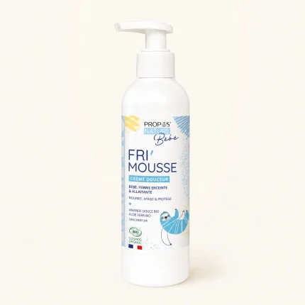 Flacon pompe blanc Fri'Mousse crème bio bébé Propos'Nature 200ml