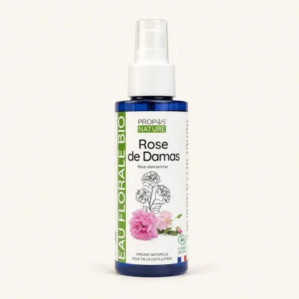 Flacon spray bleu Hydrolat Rose de Damas Bio Propos'Nature 100ml