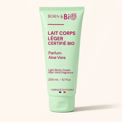 Tube lait corps léger aloe vera bio Born To Bio 200 ml