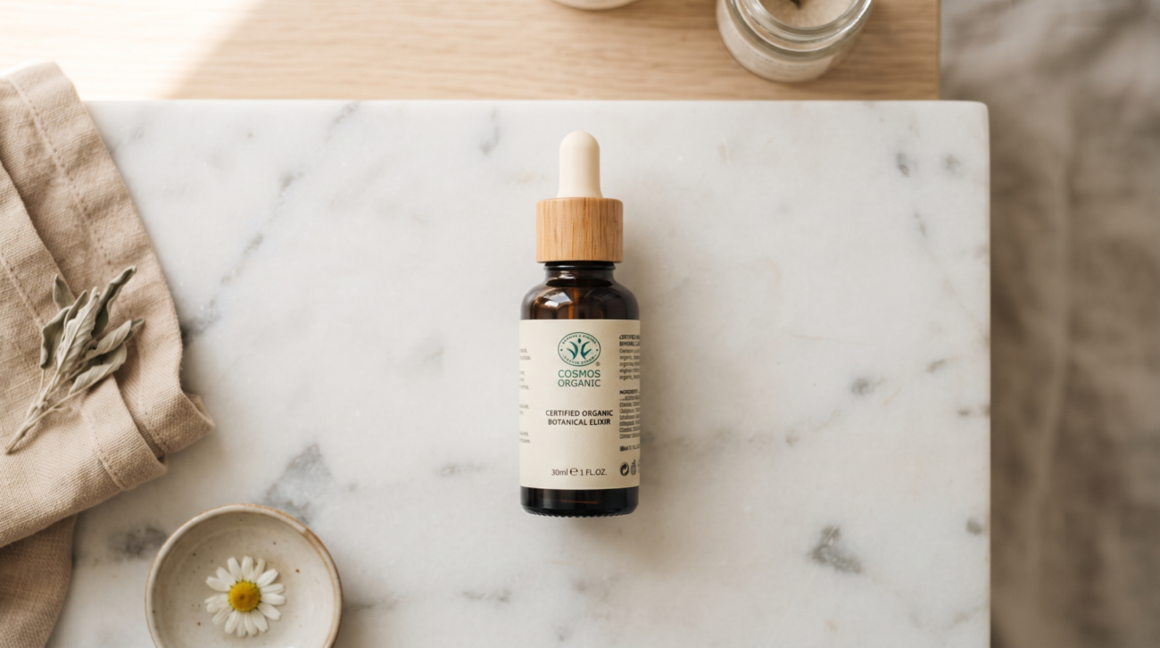 Guide des labels cosmétiques bio et certification cosmos et ecocert