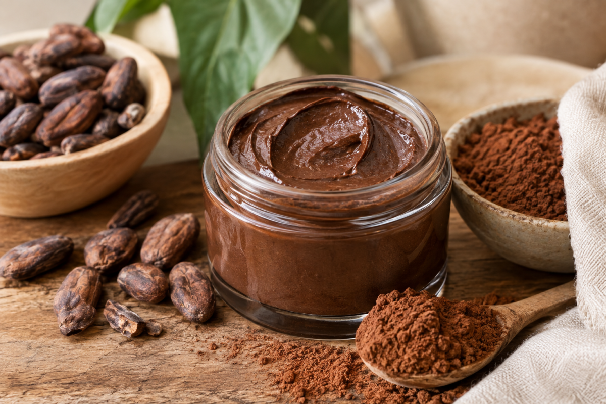 Photo du masque au chocolat